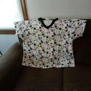 Women 2XL Scrub Top Uniform Advantage